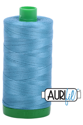 Aurifil Mako 40wt 2-ply Cotton 1000 m 1094 yd. spool - 2815 Teal